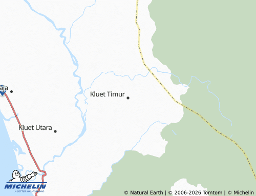 MICHELIN Kluet Timur map - ViaMichelin