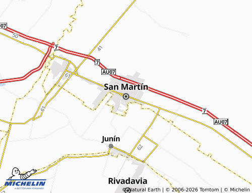 Mapa MICHELIN San Martín - ViaMichelin