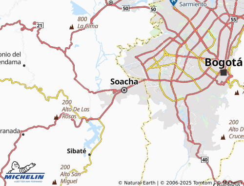 MICHELIN Las Villas map - ViaMichelin