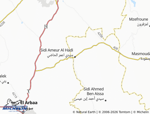 MICHELIN Seedi Aemar al-Hadi map - ViaMichelin
