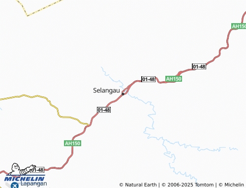 MICHELIN Selangau map - ViaMichelin