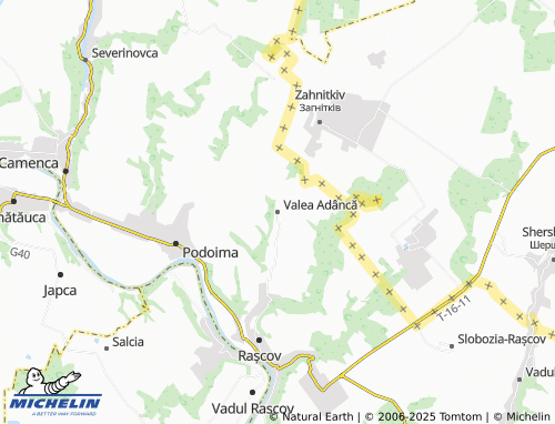 MICHELIN Valea Adâncă map - ViaMichelin