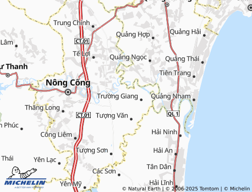 MICHELIN Trường Trung map - ViaMichelin