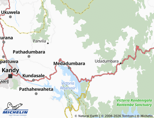 MICHELIN Embalagama map - ViaMichelin