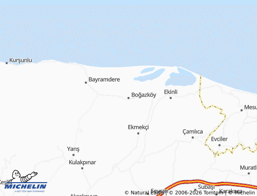 Mappa MICHELIN Boğazköy - ViaMichelin