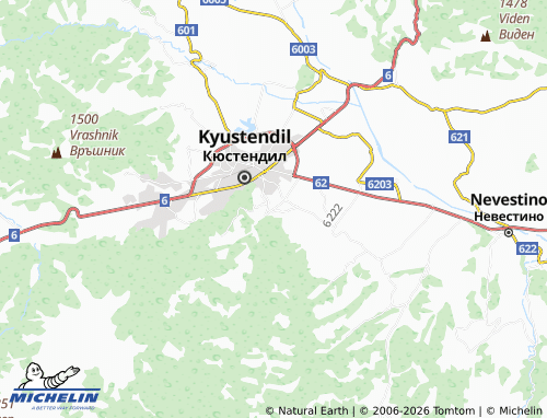 MICHELIN-Landkarte Slokoshtitsa - ViaMichelin