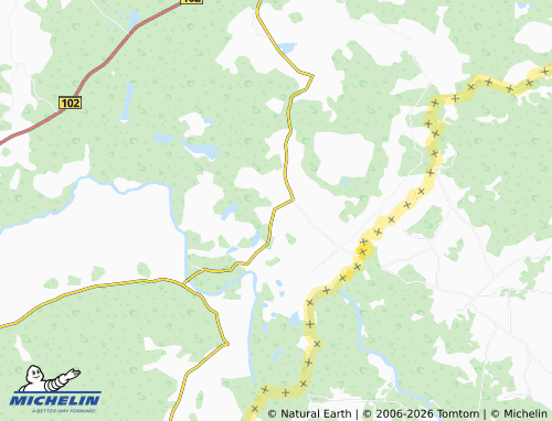 MICHELIN Magūnai map - ViaMichelin