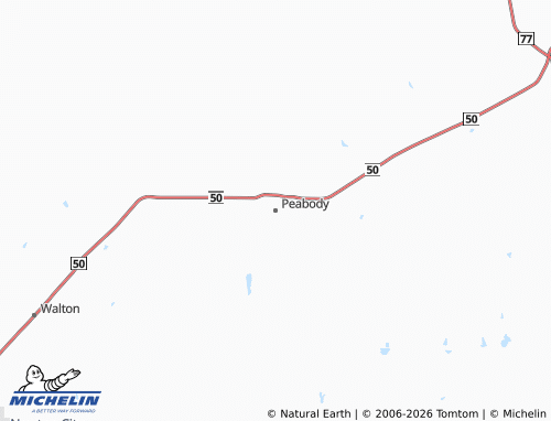 Mappa MICHELIN Peabody - ViaMichelin