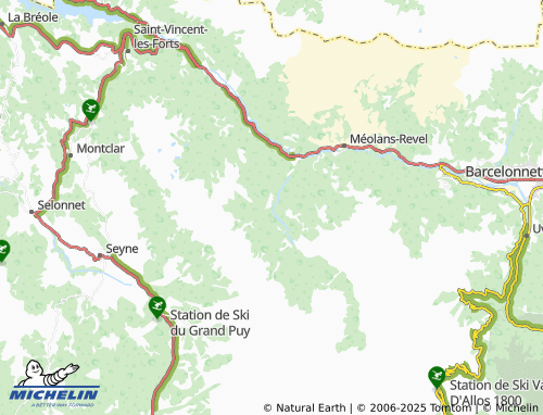Mapa MICHELIN Saint-Barthélemy - ViaMichelin