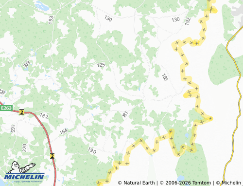 MICHELIN Ulaskova map - ViaMichelin