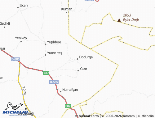Mappa MICHELIN Dodurga - ViaMichelin