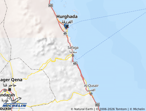 Mapa MICHELIN Safaga - ViaMichelin