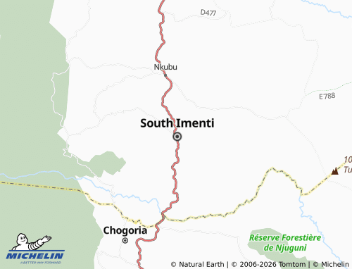 MICHELIN Kanyekine map - ViaMichelin