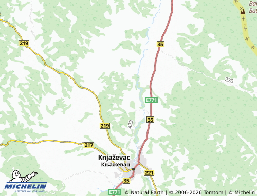 Mapa MICHELIN Ravna - ViaMichelin