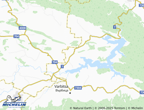 MICHELIN Konevo map - ViaMichelin