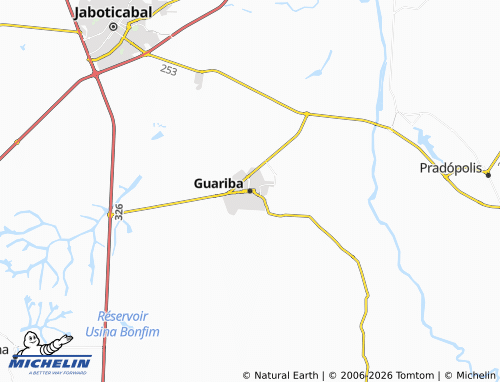 Mapa MICHELIN Guariba - ViaMichelin