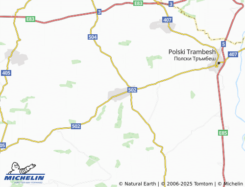 MICHELIN Obedinenie map - ViaMichelin
