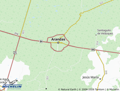 Carte MICHELIN El Zapotito - ViaMichelin