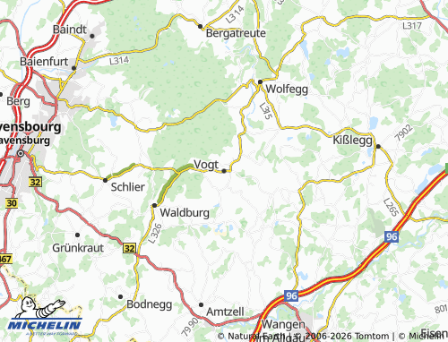 Mapa MICHELIN Vogt - ViaMichelin