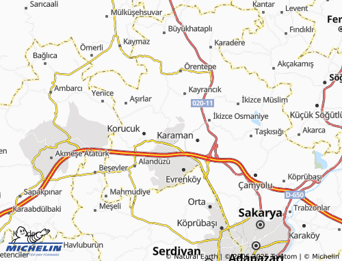 MICHELIN 15 Temmuz Camili map - ViaMichelin