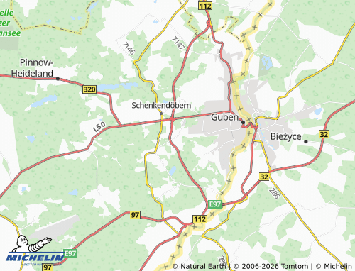 MICHELIN Deulowitz map - ViaMichelin