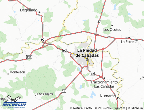 Mapa MICHELIN Lázaro Cárdenas - ViaMichelin