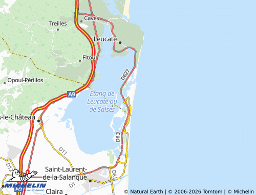 Mappa MICHELIN Port Leucate - ViaMichelin