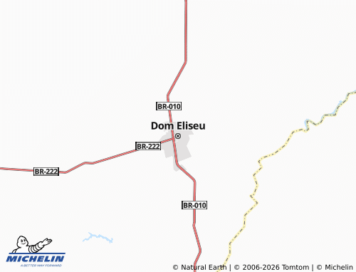 MICHELIN Dom Eliseu map - ViaMichelin