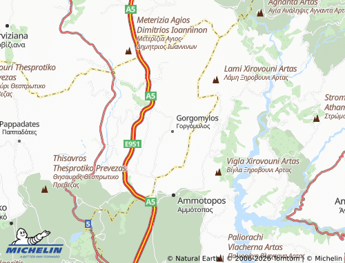 Mappa MICHELIN Gorgomylos - ViaMichelin