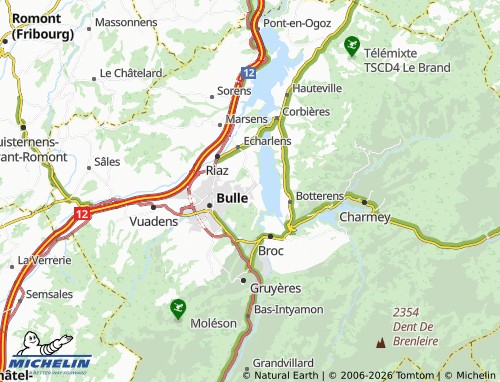 MICHELIN-Landkarte Morlon - ViaMichelin