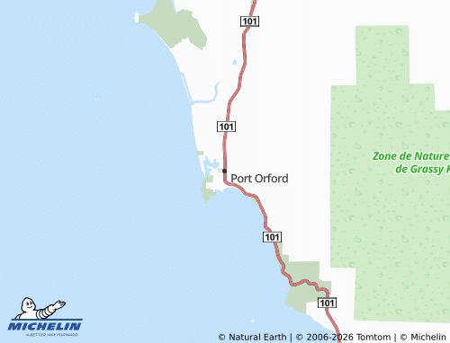 Mappa MICHELIN Port Orford - ViaMichelin