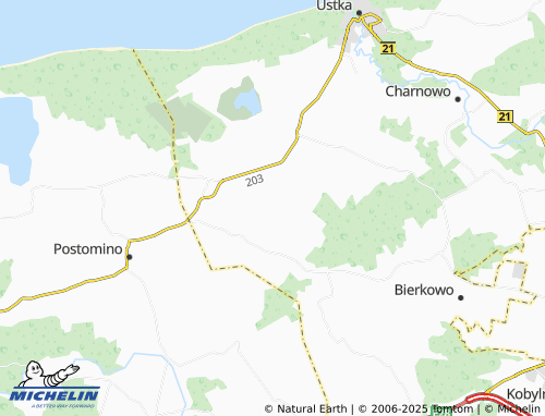 MICHELIN Starkowo map - ViaMichelin