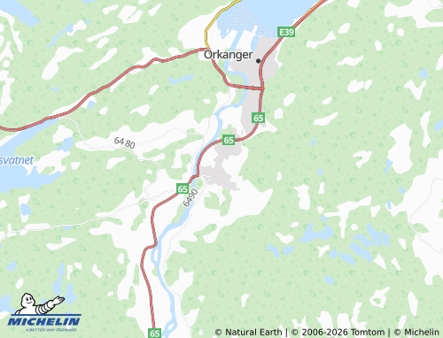 MICHELIN-Landkarte Fannrem - ViaMichelin
