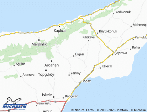 Mappa MICHELIN Ergazi - ViaMichelin