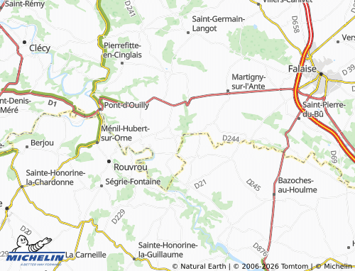 MICHELIN Rapilly map - ViaMichelin