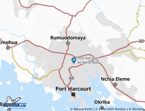 MICHELIN Rumukpakwolosi map - ViaMichelin