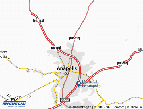 MICHELIN Jardim das Américas Terceira Etapa map - ViaMichelin