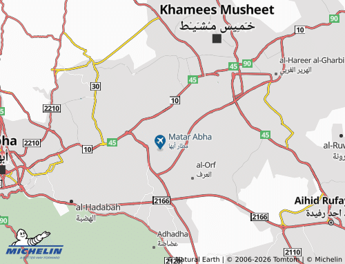 MICHELIN-Landkarte al-Jabal - ViaMichelin
