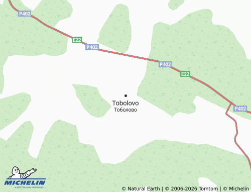 MICHELIN-Landkarte Tobolovo - ViaMichelin