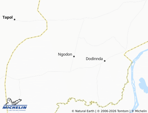 MICHELIN Ngodon map - ViaMichelin