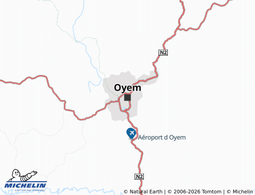 Carte MICHELIN Oyem - ViaMichelin