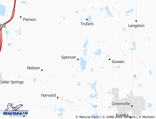 Mappa MICHELIN Spencer - ViaMichelin