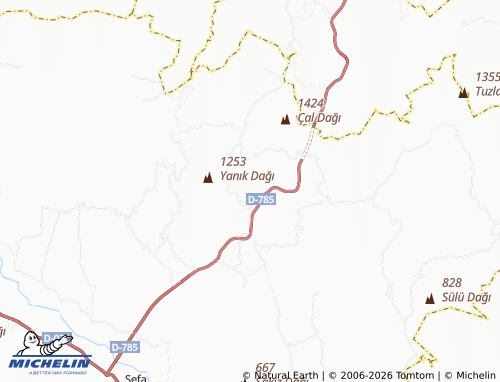 Mappa MICHELIN Akçakese - ViaMichelin