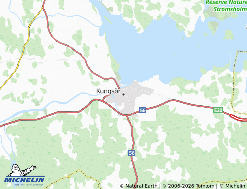 Carte MICHELIN Kungsör - ViaMichelin