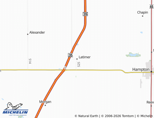 Mapa MICHELIN Latimer - ViaMichelin