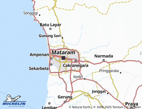 MICHELIN Karang Taliwang map - ViaMichelin