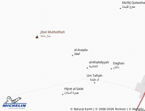 Carte MICHELIN al-Auqala - ViaMichelin