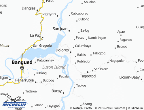 MICHELIN Lagben map - ViaMichelin