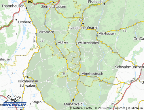 MICHELIN Lutzenberg map - ViaMichelin