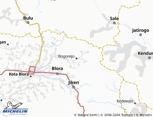Carte MICHELIN Bogorejo - ViaMichelin